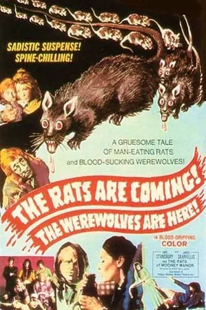 The Rats Are Coming! The Werewolves Are Here! (1972) Movie Poster - SassyFlix