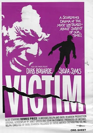Victim (1961) Movie Poster - SassyFlix