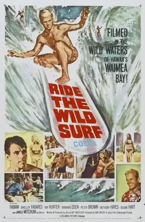 Ride the Wild Surf (1964) Movie Poster - SassyFlix