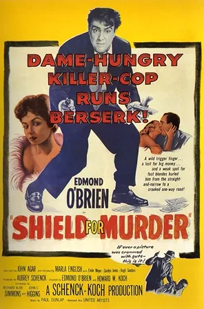 Shield for Murder (1954) Movie Poster - SassyFlix