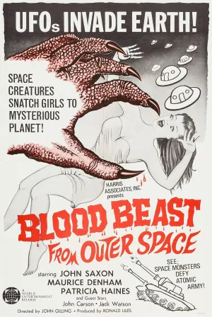 Blood Beast From Outer Space (1965) Movie Poster - SassyFlix